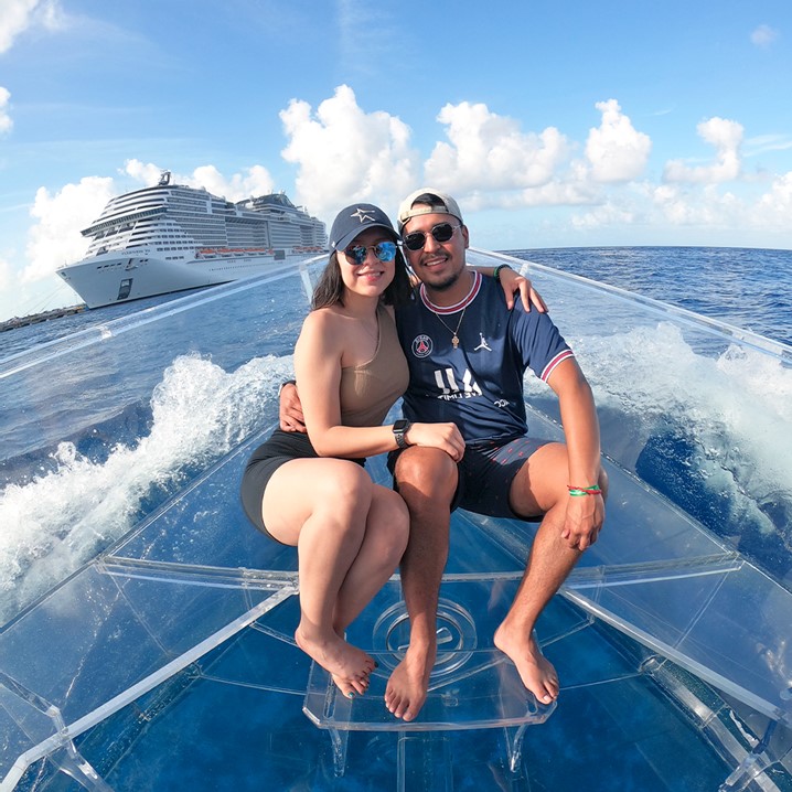 Cozumel Snokerl & Clear Boat